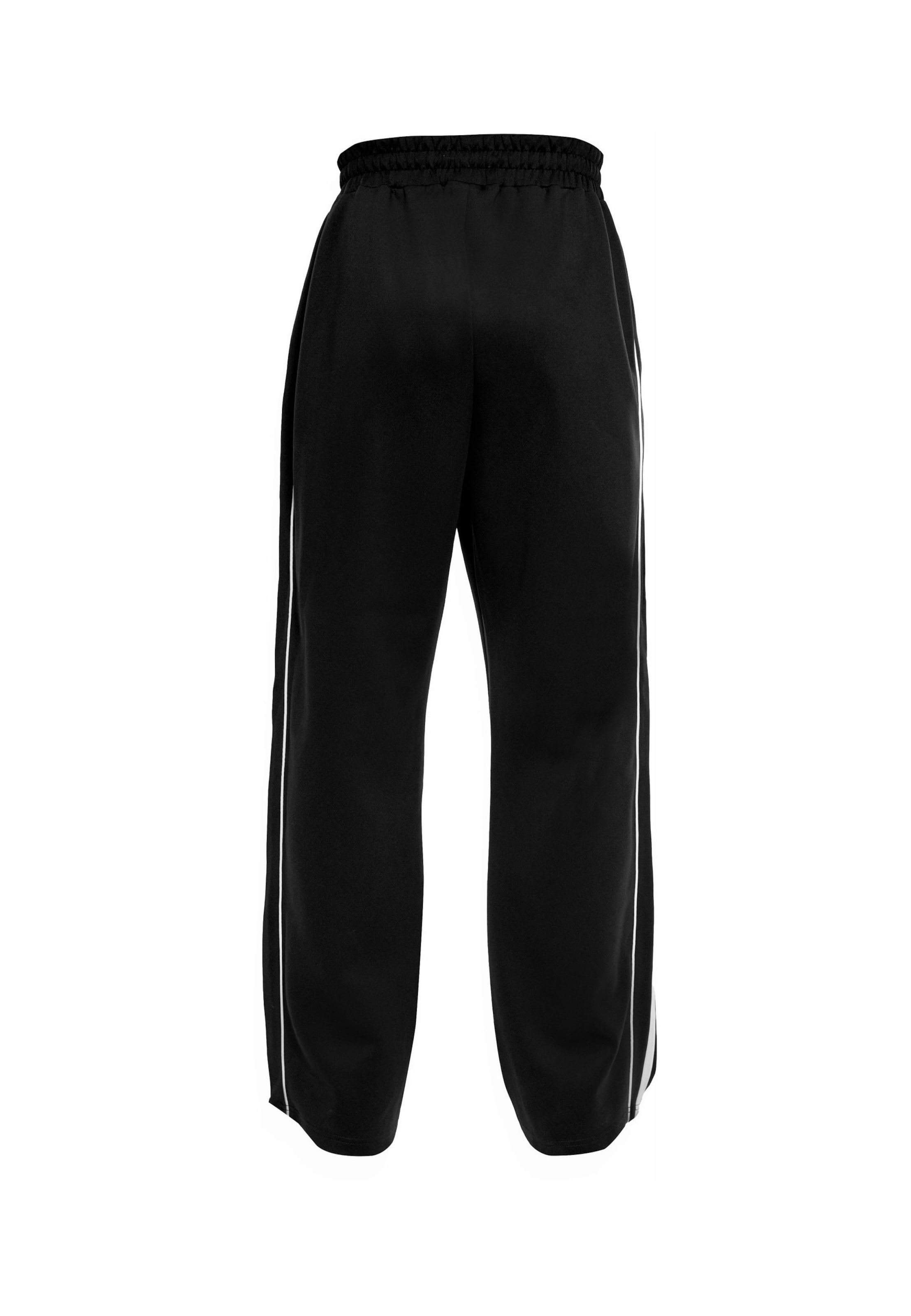 Dropsize Tapered Broek in Zwart