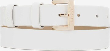 Kazar Belt in White: front