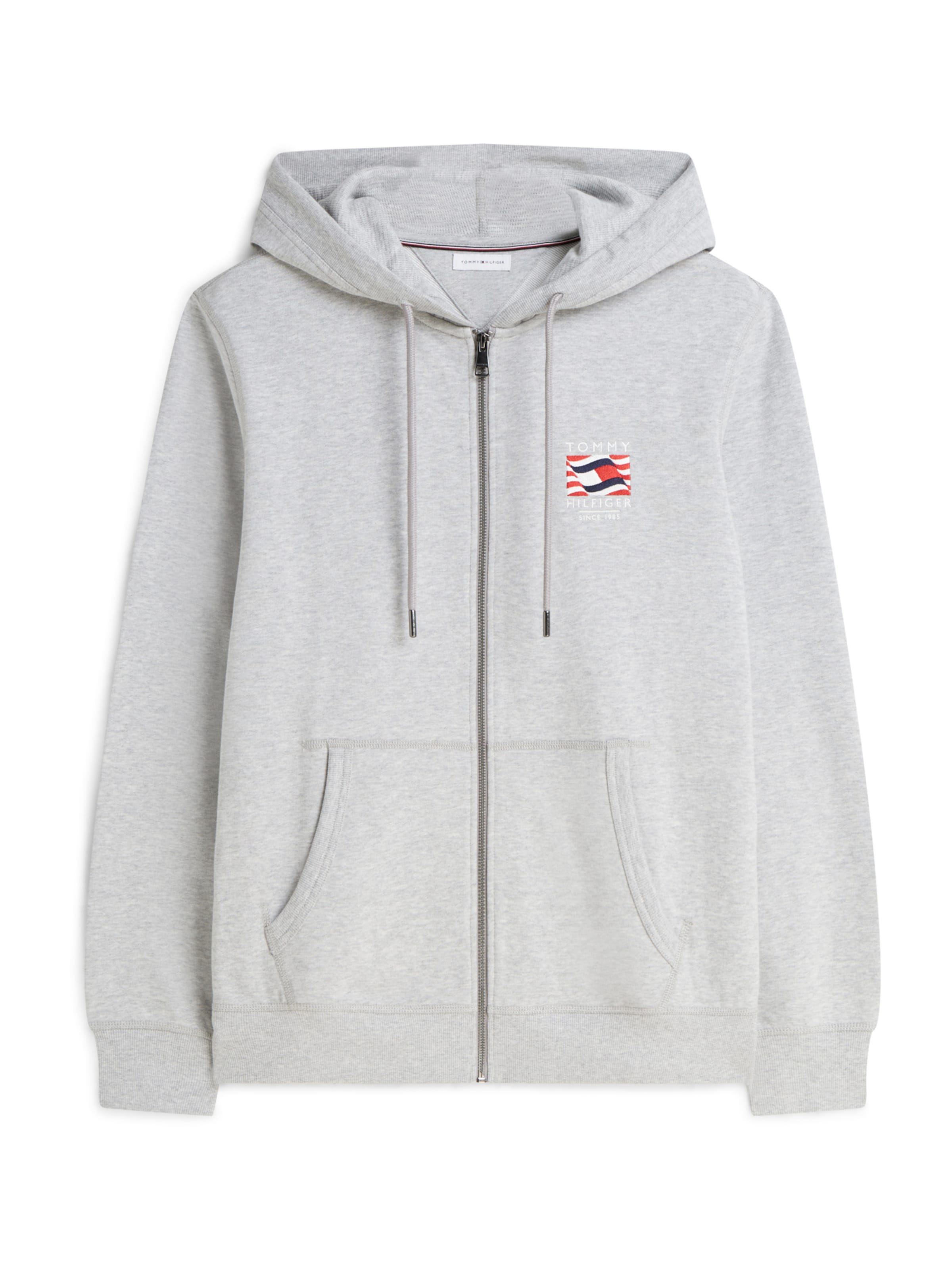 Giacca di felpa di TOMMY HILFIGER in grigio: frontale