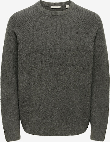 Only & Sons Sweater 'ONSDALE' in Grey: front