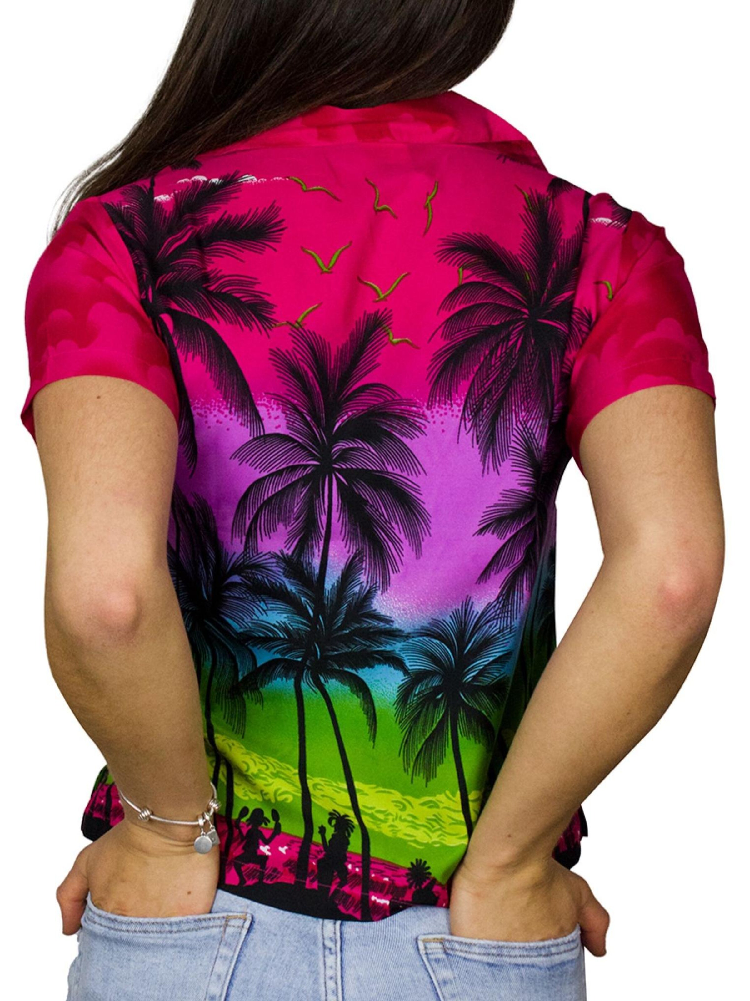King Kameha Blouse 'Beach' in Pink