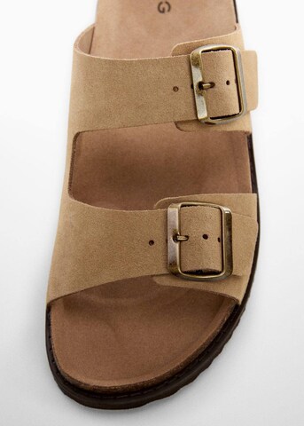 MANGO MAN Mules 'Bio' in Beige