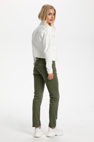 Cream Between-season jacket 'Lisa' in White