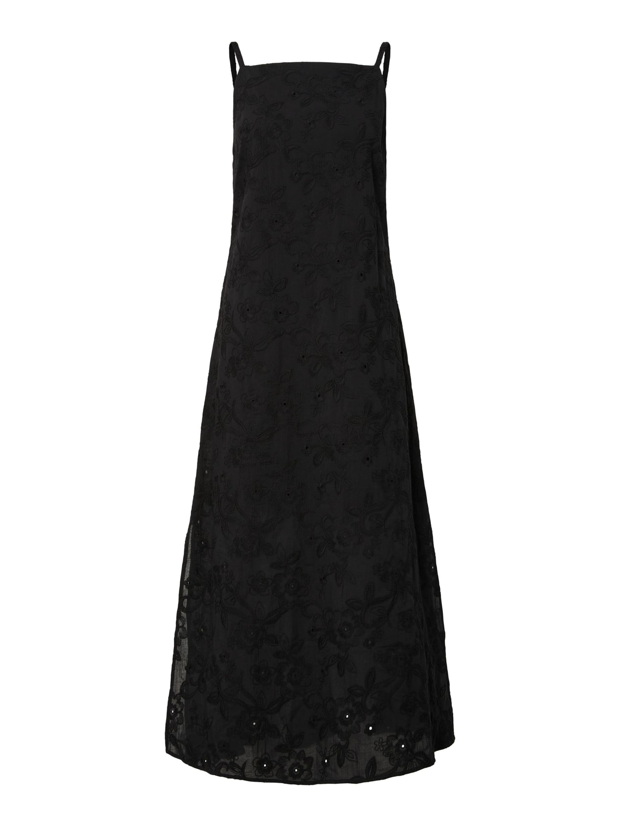 Robe PIECES en noir : devant
