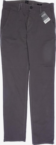 BOSS Black Pants in 32 in Grey: front