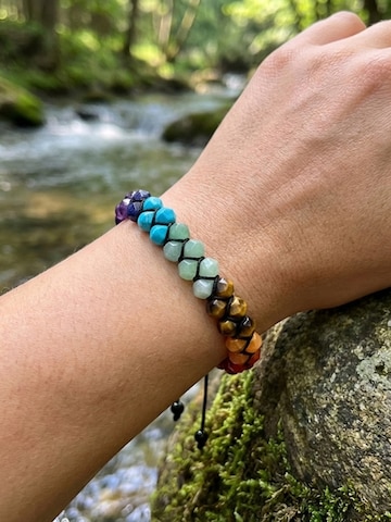UNIQAL Bracelet '8 CHAKRA STEINE' in Mixed colors