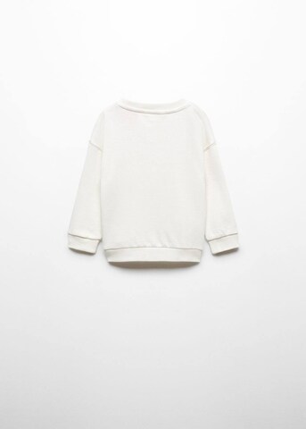 MANGO KIDS Sweatshirt 'Pawchase' i vit