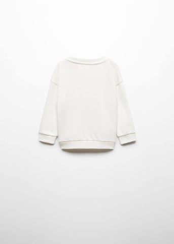 Sweat 'Pawchase' MANGO KIDS en blanc