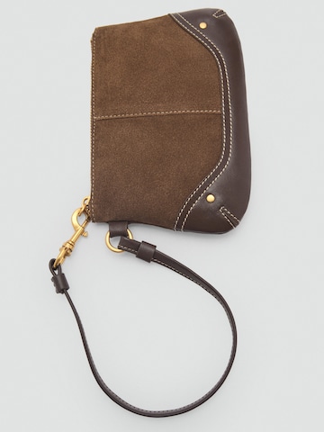 MANGO Clutch 'MONTANA' in Brown