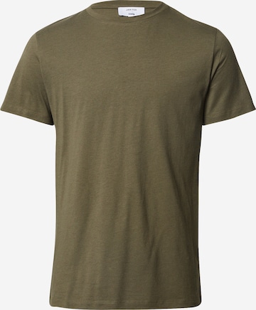 Coupe regular T-Shirt 'Piet' DAN FOX APPAREL en vert : devant