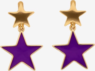 Boucles d'oreilles myMo ROCKS en violet : devant