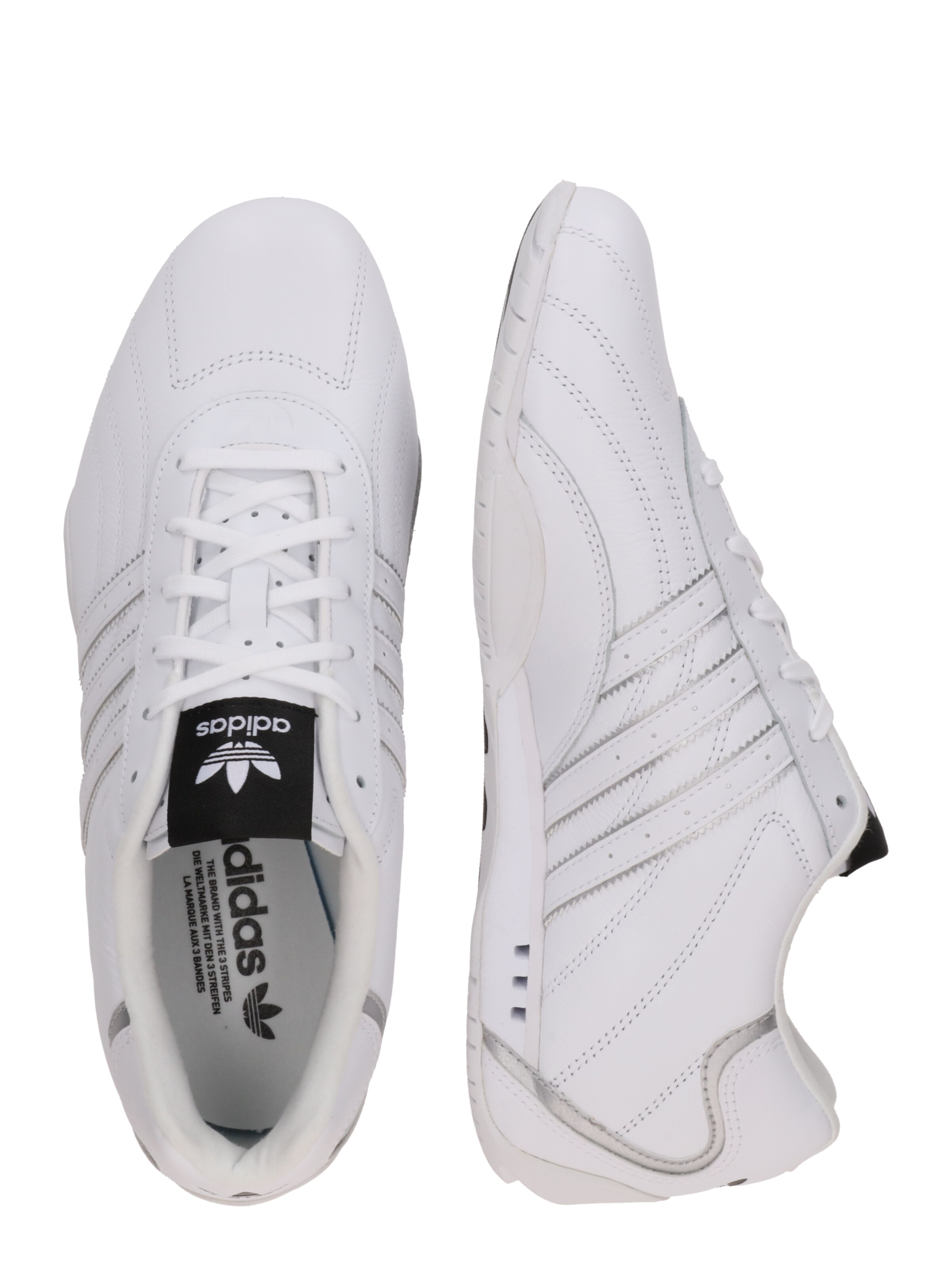 balts ADIDAS ORIGINALS Zemie brīvā laika apavi 'Adiracer'