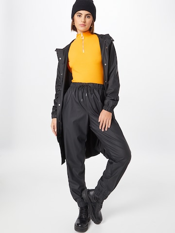 RAINS Tapered Trousers in Black