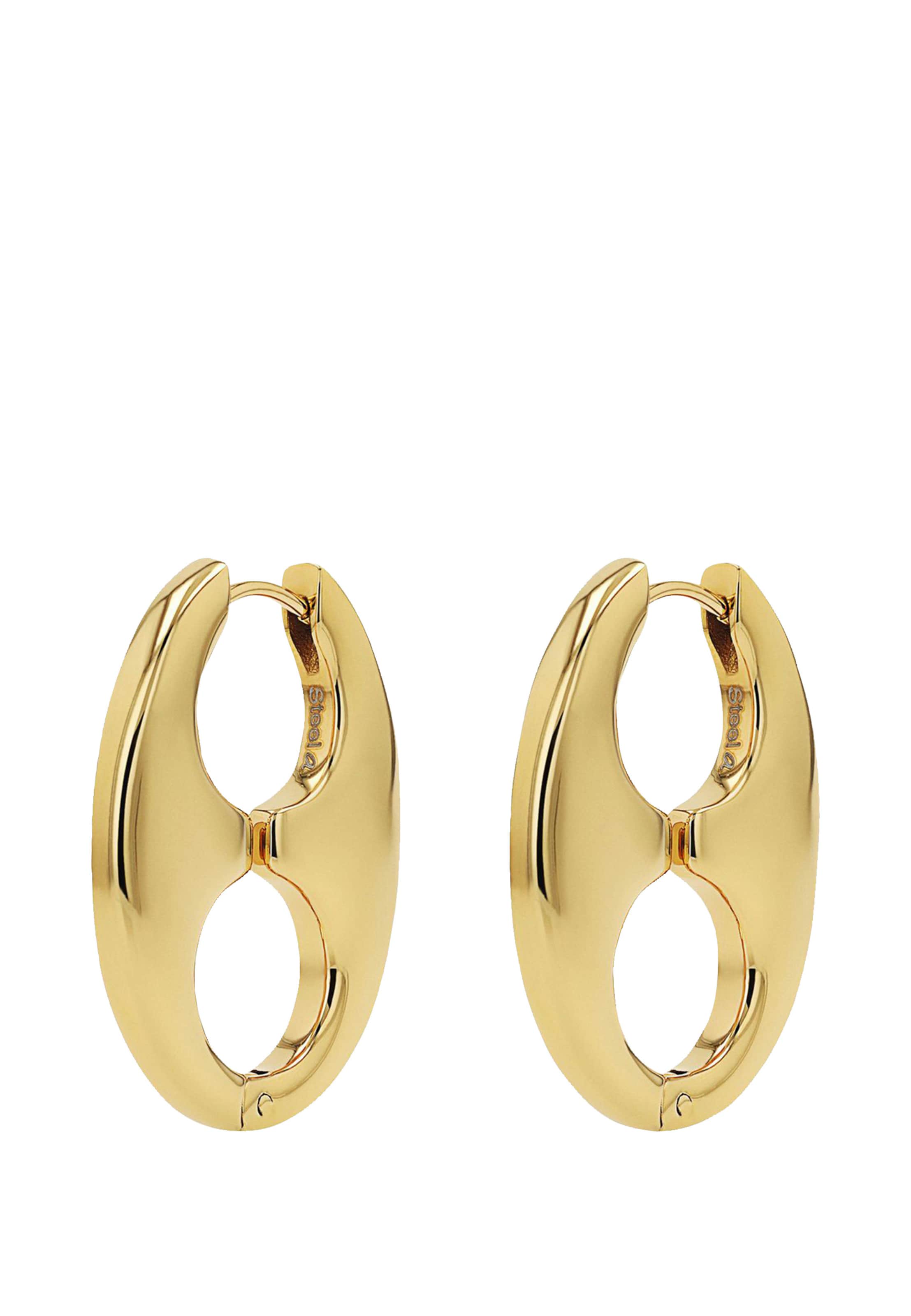Boucles d'oreilles JOOP! en or : devant