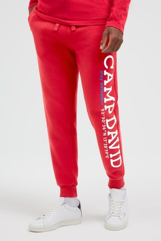 CAMP DAVID Regular Pants in Red