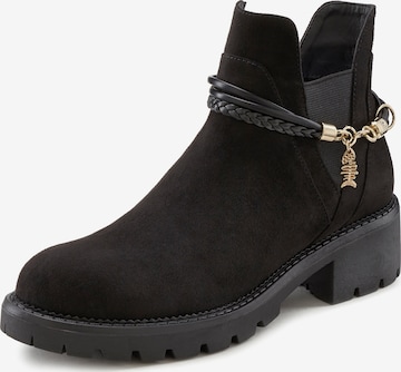 LASCANA Chelsea Boots in Schwarz: predná strana