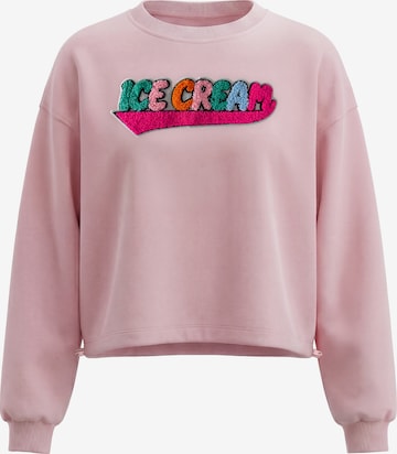 MYMO - Sudadera en rosa: frente