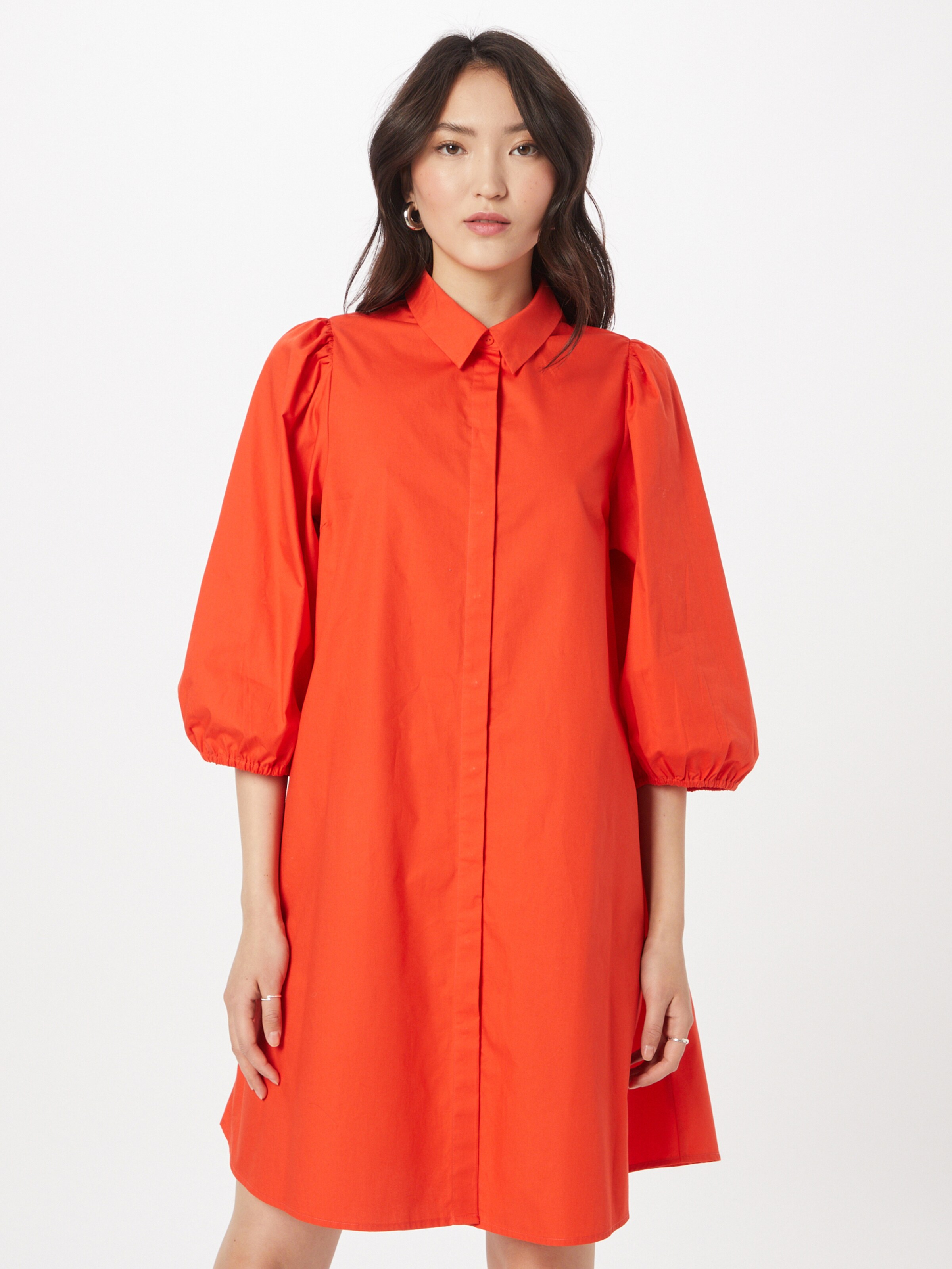 Frauen Kleider MOSS COPENHAGEN Kleid 'Petronia' in Orangerot - YA84212