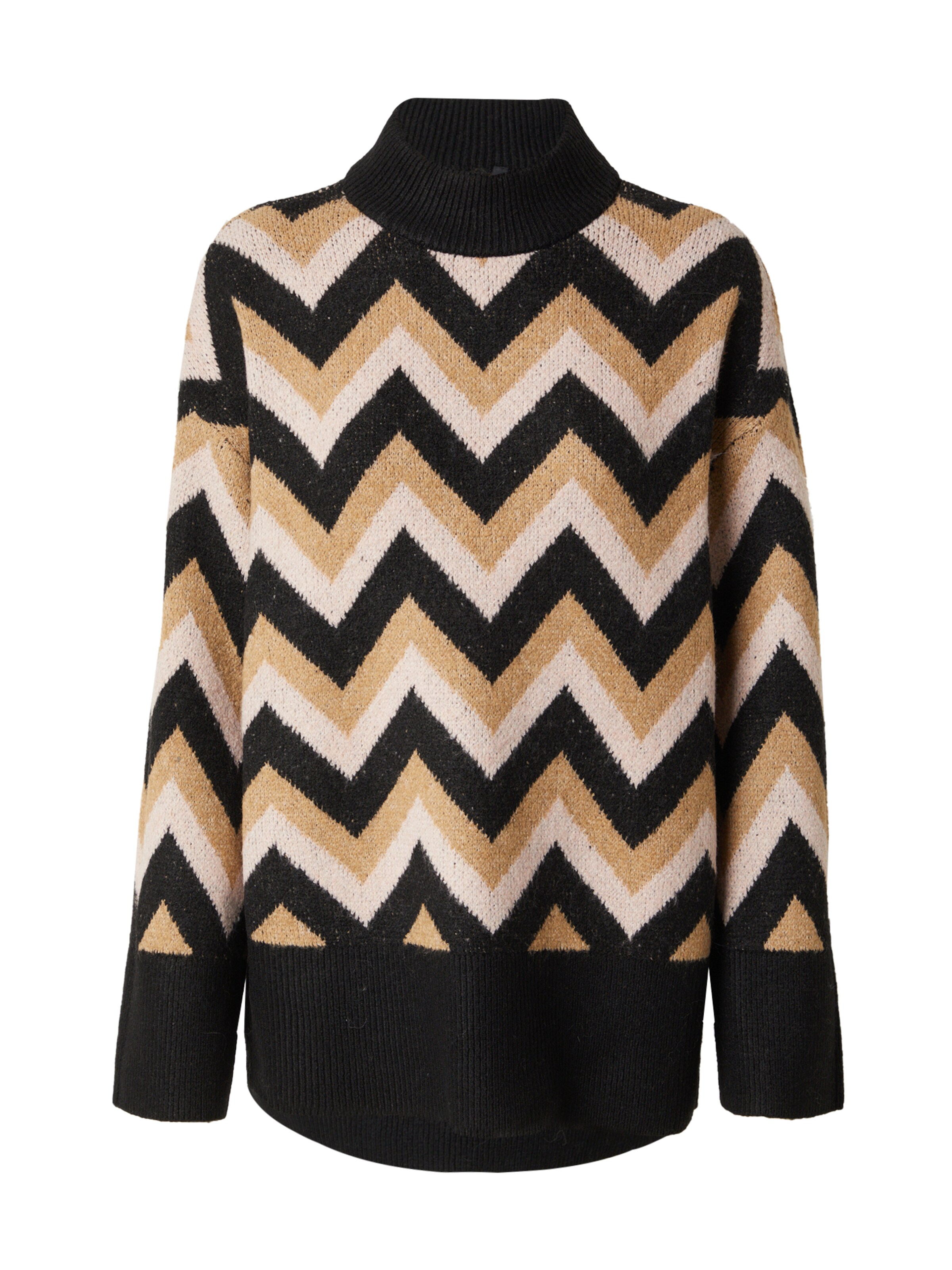 ONLY Sveter 'ONLTRINE' - Čierna: predná strana