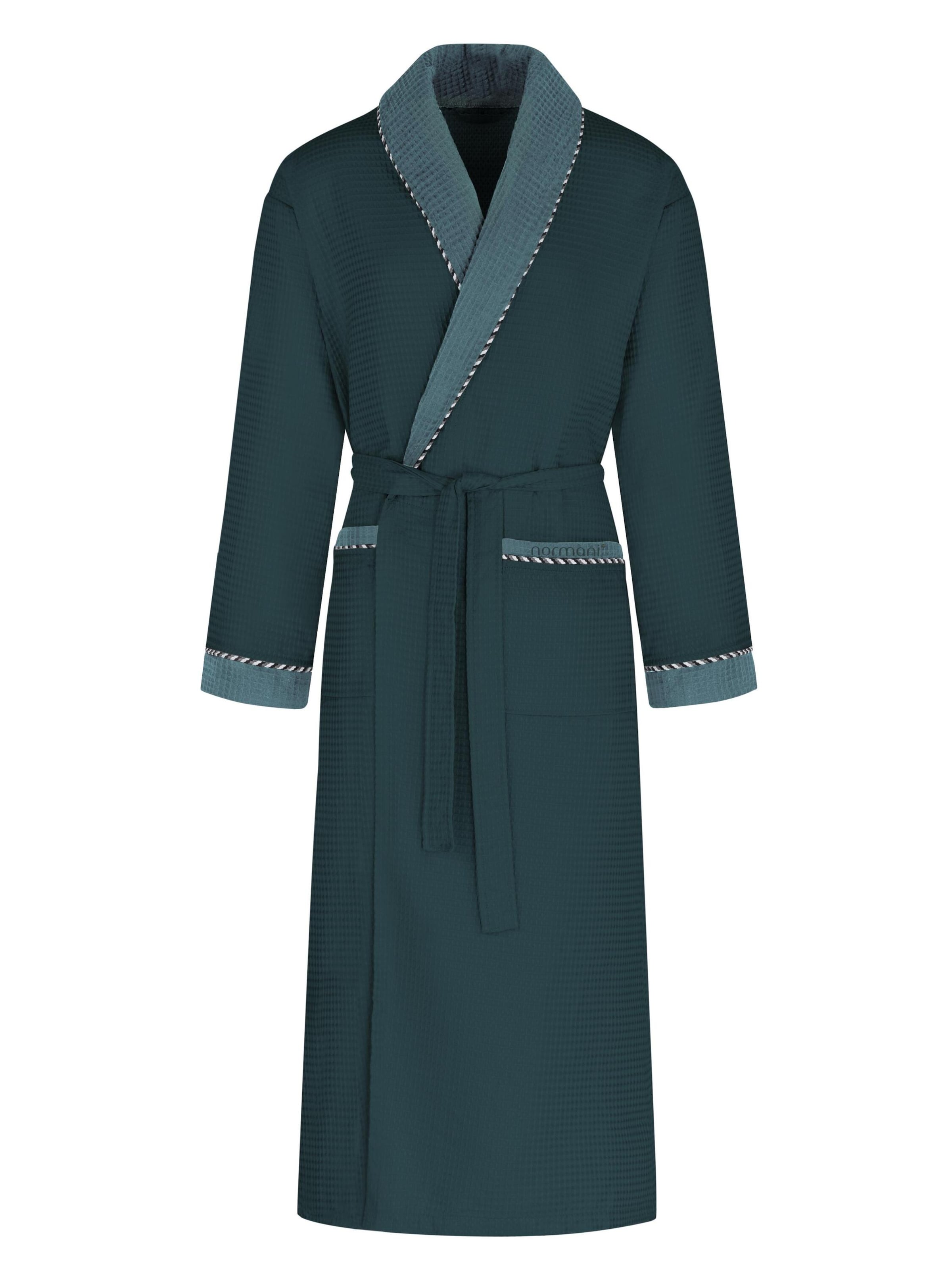 normani Bademantel in Blau: Vorderseite