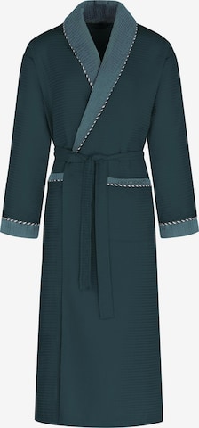 normani Short Bathrobe in Blue: front