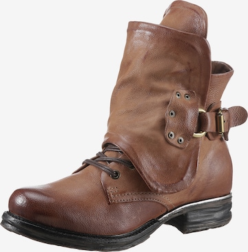 A.S.98 Ankle Boots in Braun: predná strana