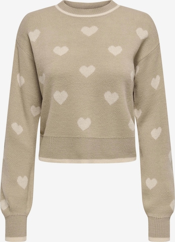 JDY Pullover 'JDYRomance' in Beige: Vorderseite