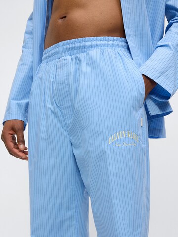 Calvin Klein Underwear - Pijama largo 'HERITAGE' en azul
