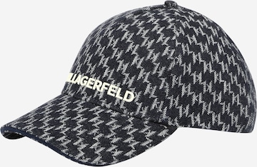 Șapcă de la Karl Lagerfeld pe albastru: față