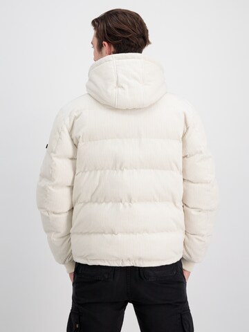 ALPHA INDUSTRIES Zimná bunda - Biela