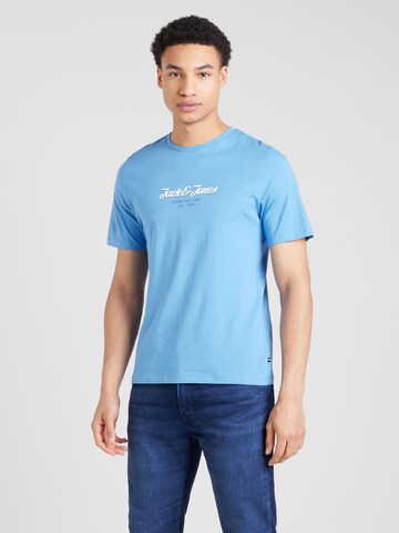 T-Shirt 'HENRY' JACK & JONES en bleu : devant