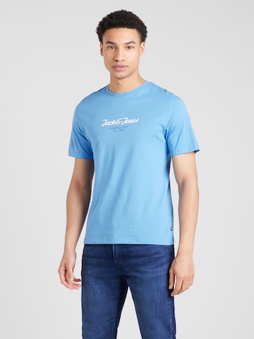JACK & JONES - Camiseta 'HENRY' en azul: frente