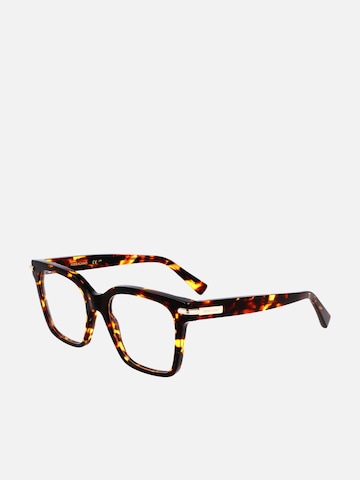 FERRAGAMO Zonnebril 'Ferragamo SF3009 Gradient transparent dark red 52/18/145 WOMAN Eyewear Frame' in Bruin: voorkant