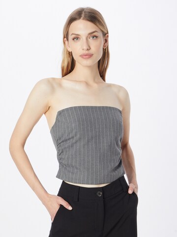 Oval Square Top 'Independent' in Grey: front