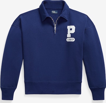Sweat-shirt Polo Ralph Lauren en bleu : devant