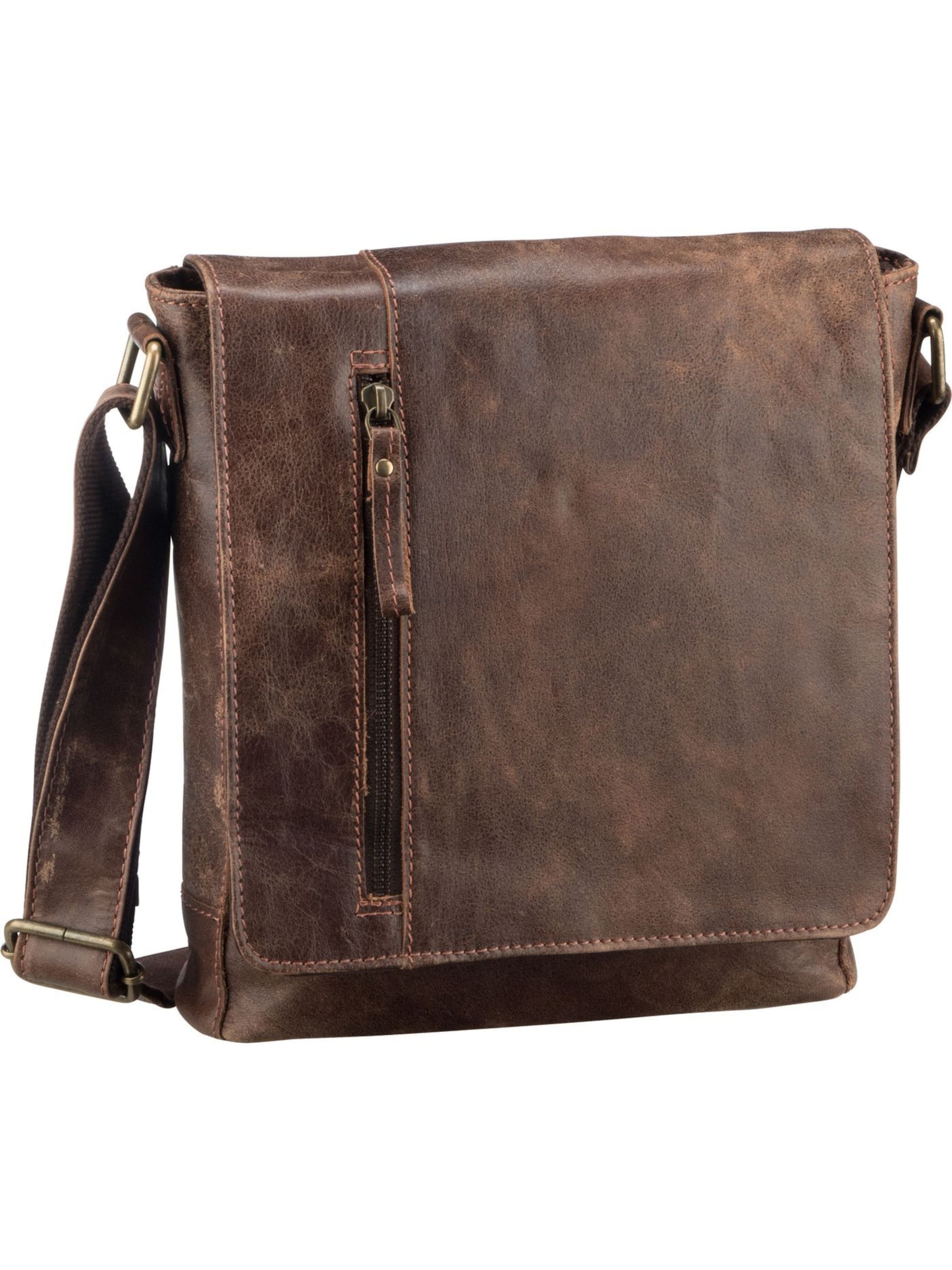 Harold's Schoudertas 'Crunchy' in Bruin: voorkant