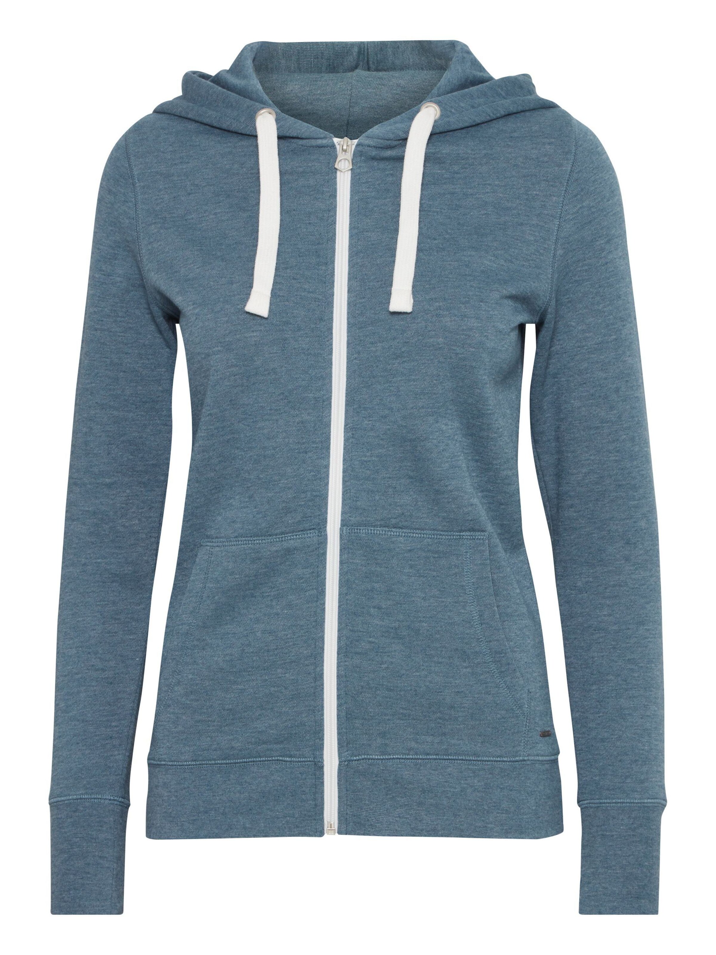 Giacca di felpa 'Linda' di Oxmo in blu: frontale