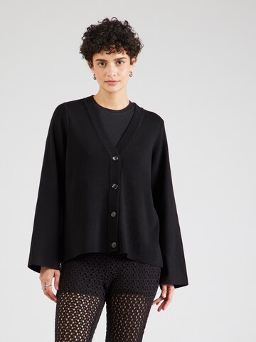 OBJECT Cardigan 'ESTER' i sort: forside