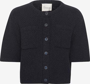 My Essential Wardrobe Strickjacke 'Carry' in Blau: Vorderseite