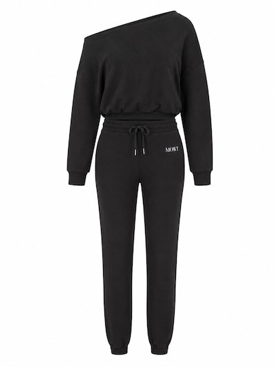 Mowi Fit Sweat suit 'Off-Shoulder Joggingpak' in XS in Black, Item view