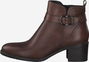 TAMARIS Ankle Boots in Brown