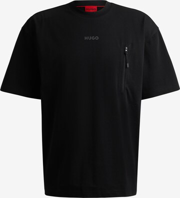 HUGO Shirt ' Doforesto ' in Black: front