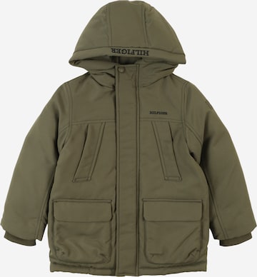 Veste mi-saison TOMMY HILFIGER en vert : devant