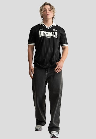 LONSDALE - Camisa 'Footdee' em preto