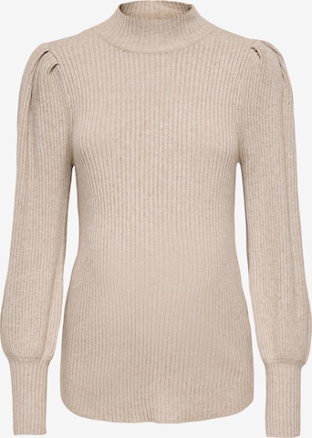 Only Maternity Pulover 'OLMKatia' | rjava barva: sprednja stran