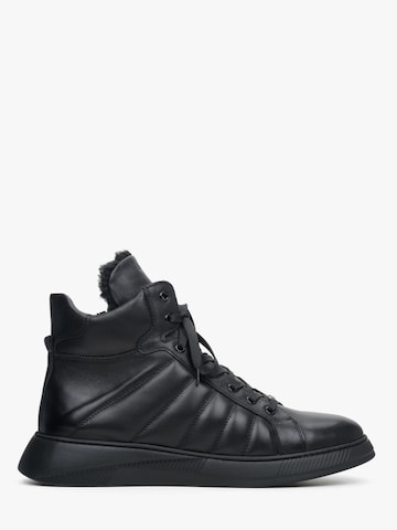 Baskets basses '09-4008' Estro en noir : devant