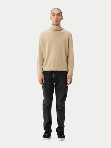 GOBI Cashmere Pullover 'Men's Essential Turtleneck Cashmere Sweater'‌ in Beige