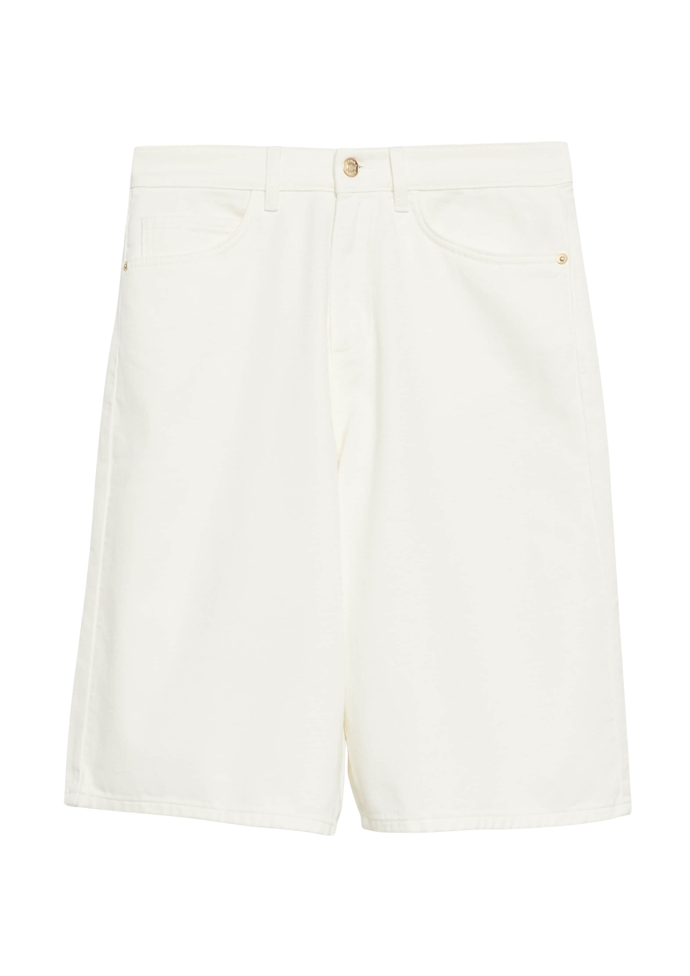 Wide Leg Jean COMMA en beige : devant