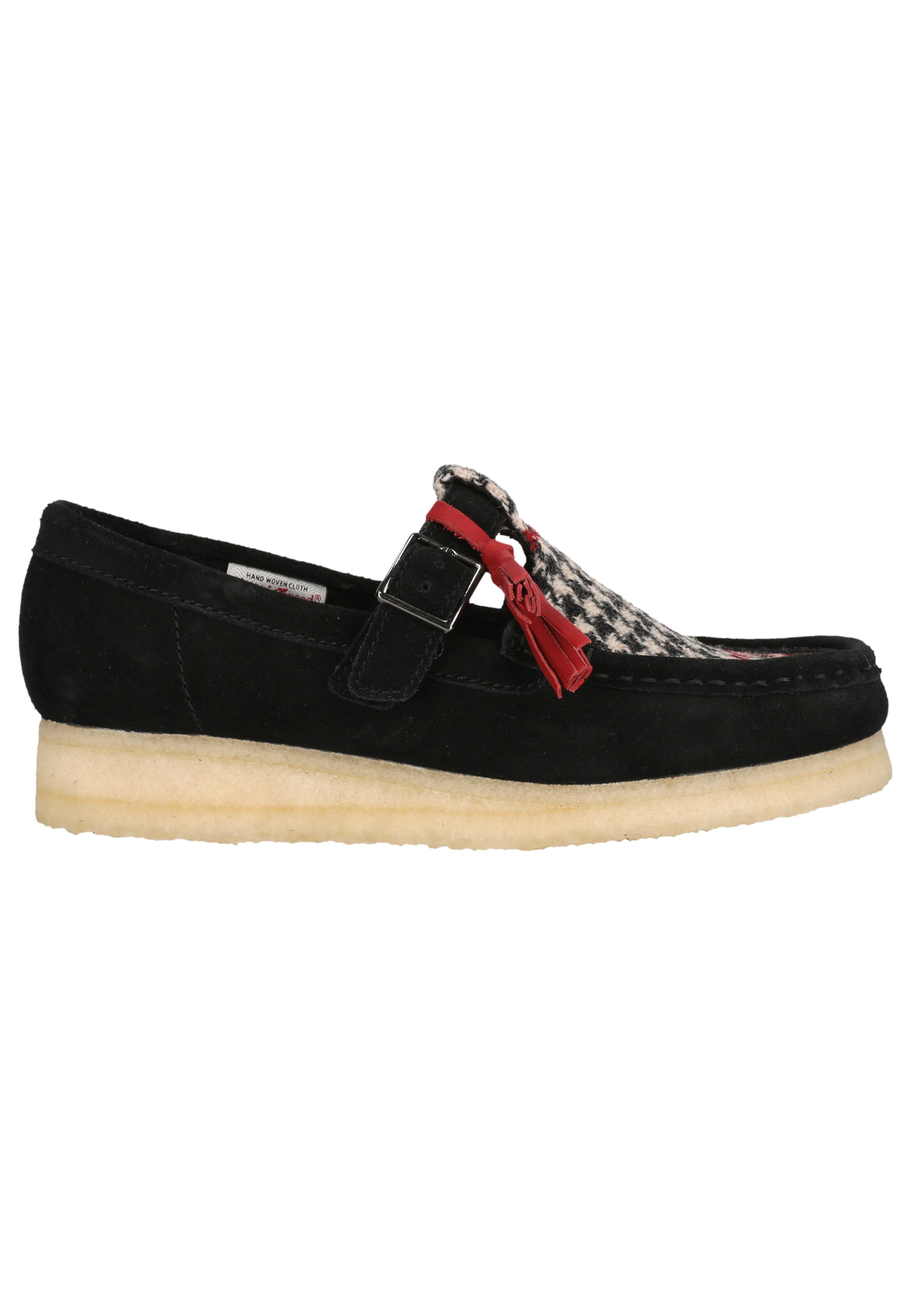 CLARKS Slip-ons 'Wallabee T Bar' in Black