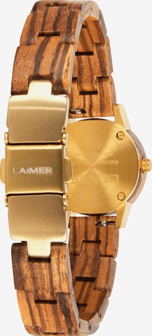 LAiMER Analog Watch 'Nora' in Brown